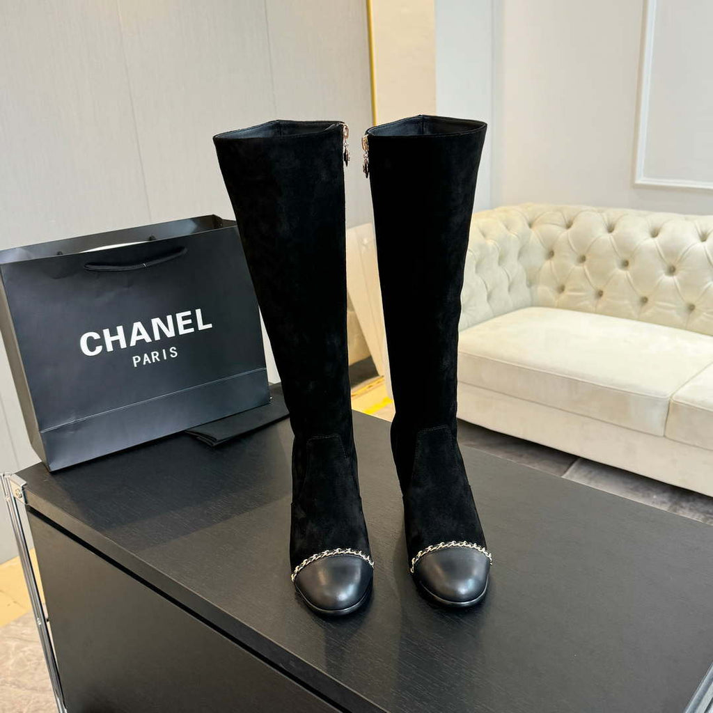 Chanel Women's G45977 Fashion High Boots Calfskin C92422