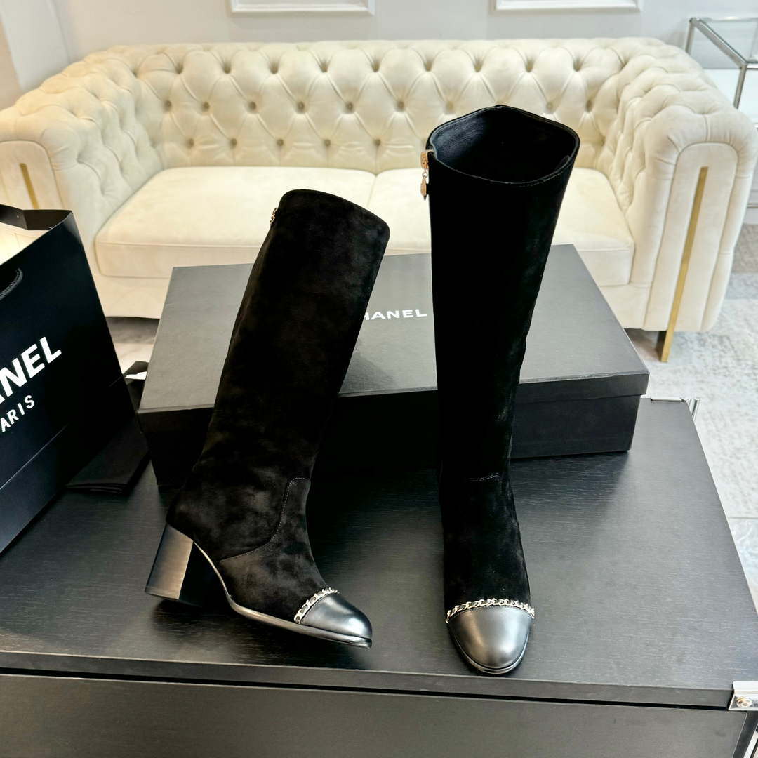 Chanel Women's G45977 Fashion High Boots Calfskin C92422