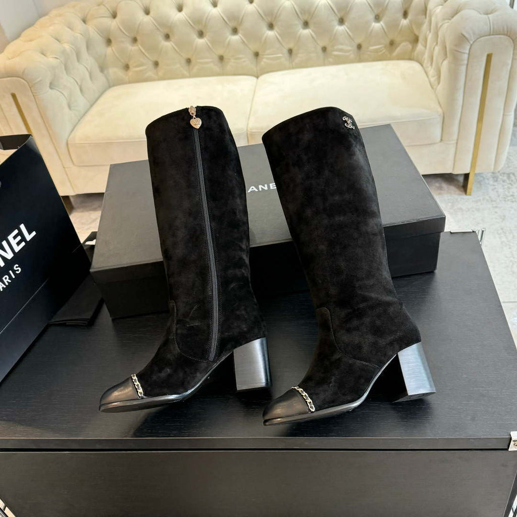 Chanel Women's G45977 Fashion High Boots Calfskin C92422