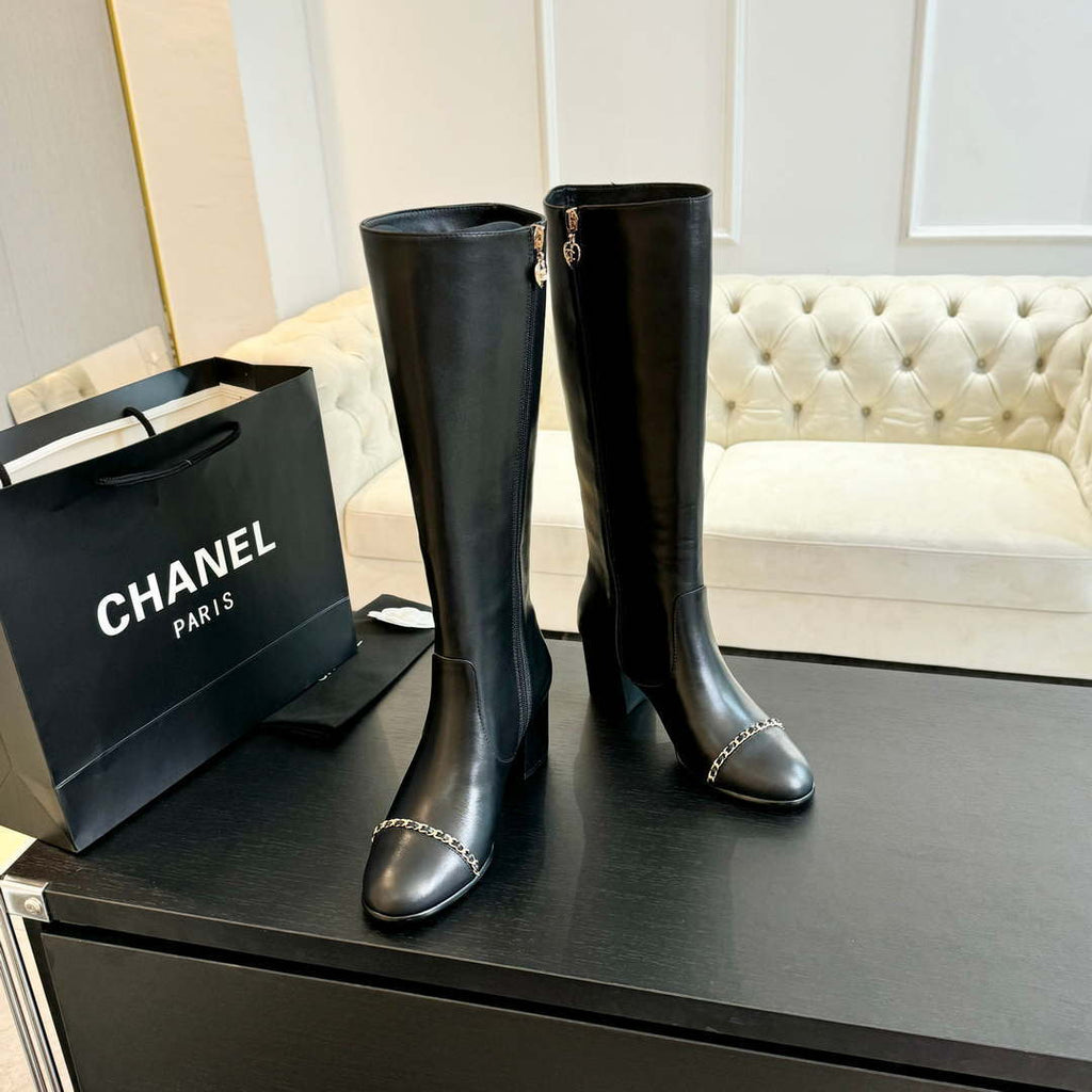 Chanel Women's G45977 Fashion High Boots Calfskin C92423