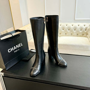 Chanel Women's G45977 Fashion High Boots Calfskin C92423 - US 4=Euro 35 - View 2