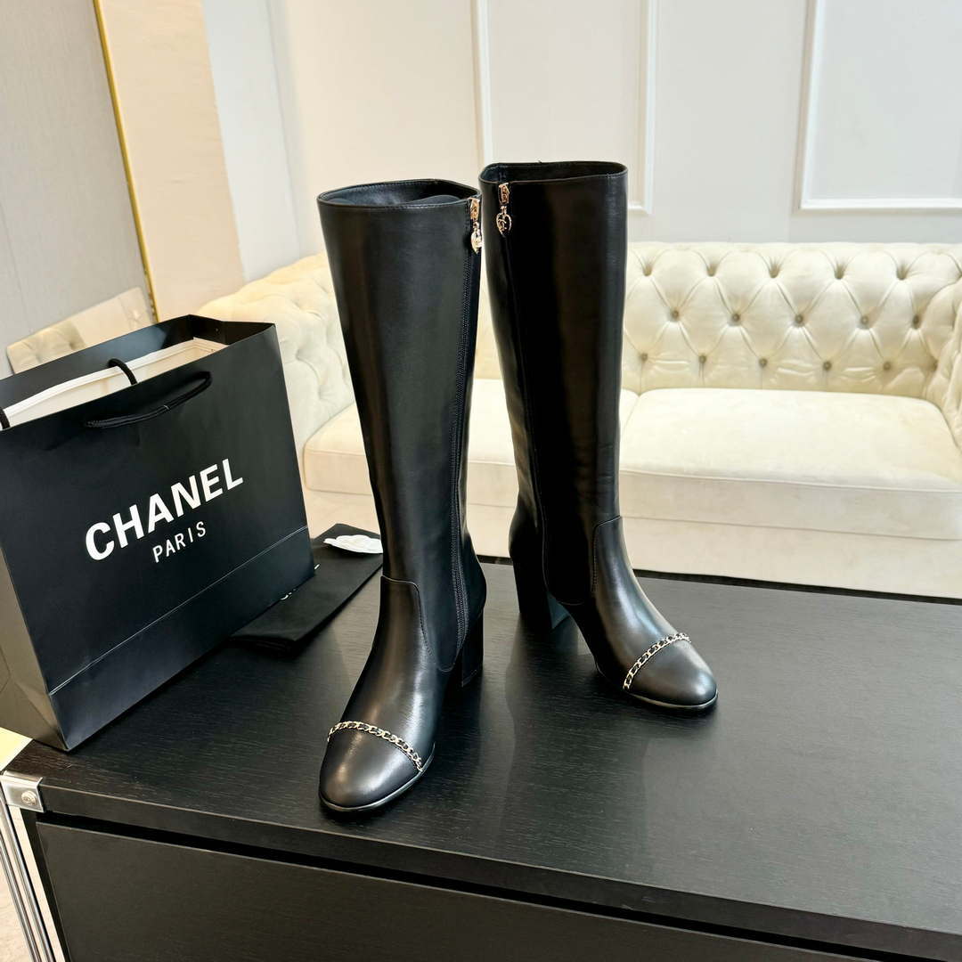 Chanel Women's G45977 Fashion High Boots Calfskin C92423