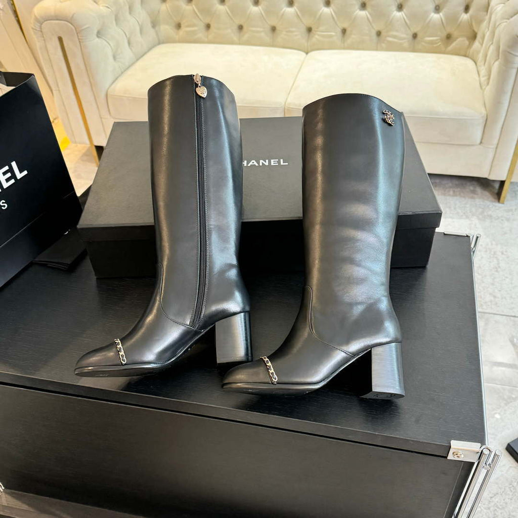 Chanel Women's G45977 Fashion High Boots Calfskin C92423