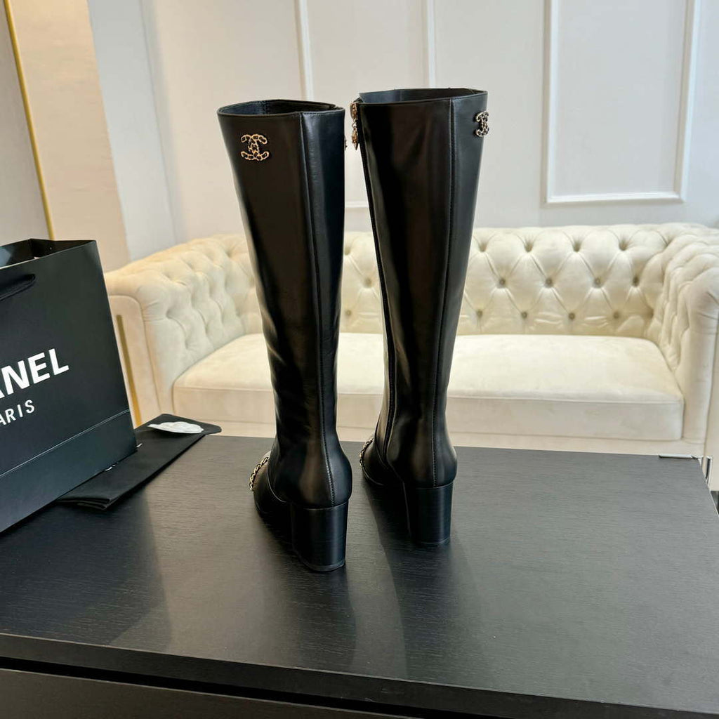 Chanel Women's G45977 Fashion High Boots Calfskin C92423