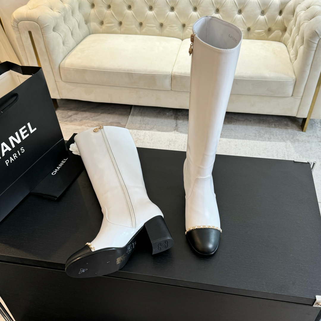 Chanel Women's G45977 Fashion High Boots Calfskin C92424 - US 4=Euro 35 - View 2