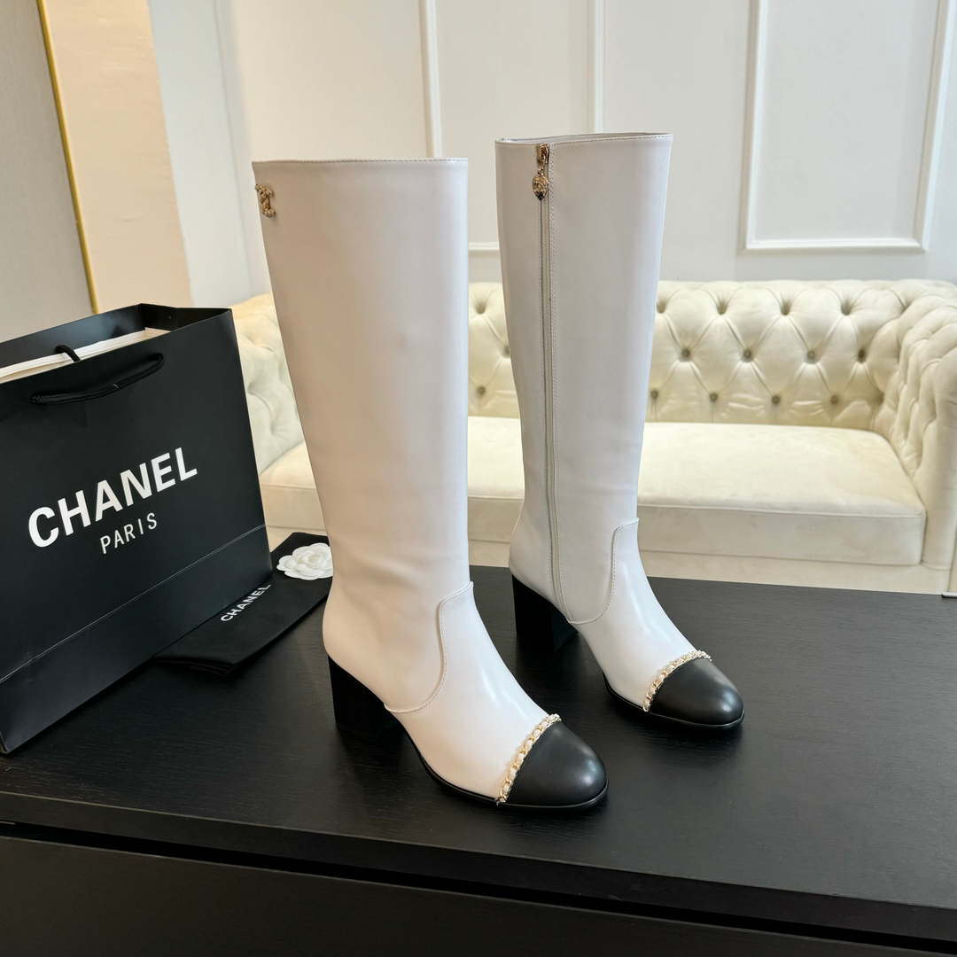 Chanel Women's G45977 Fashion High Boots Calfskin C92424