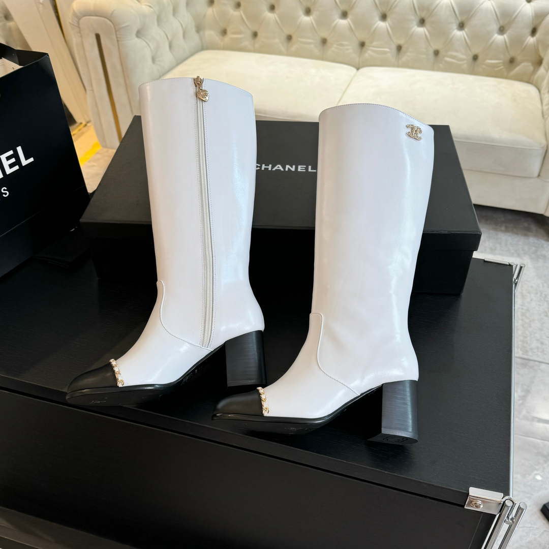 Chanel Women's G45977 Fashion High Boots Calfskin C92424 - US 4=Euro 35 - View 5