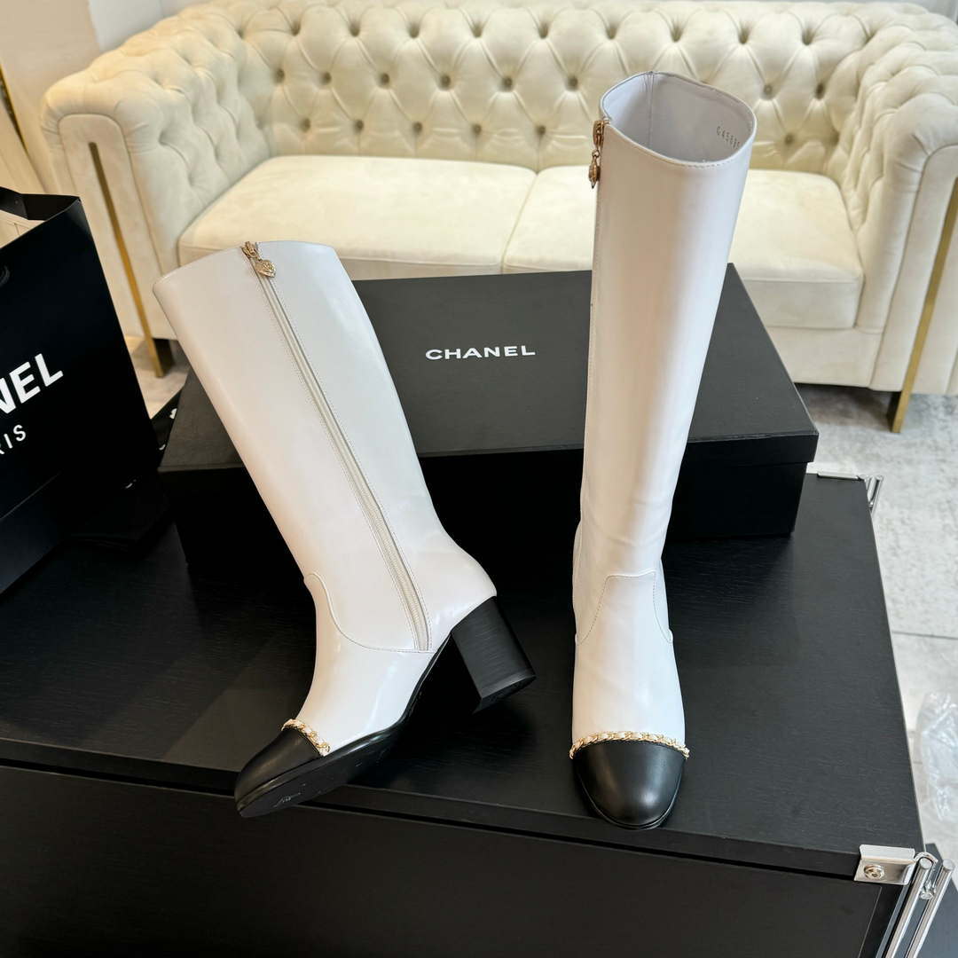 Chanel Women's G45977 Fashion High Boots Calfskin C92424