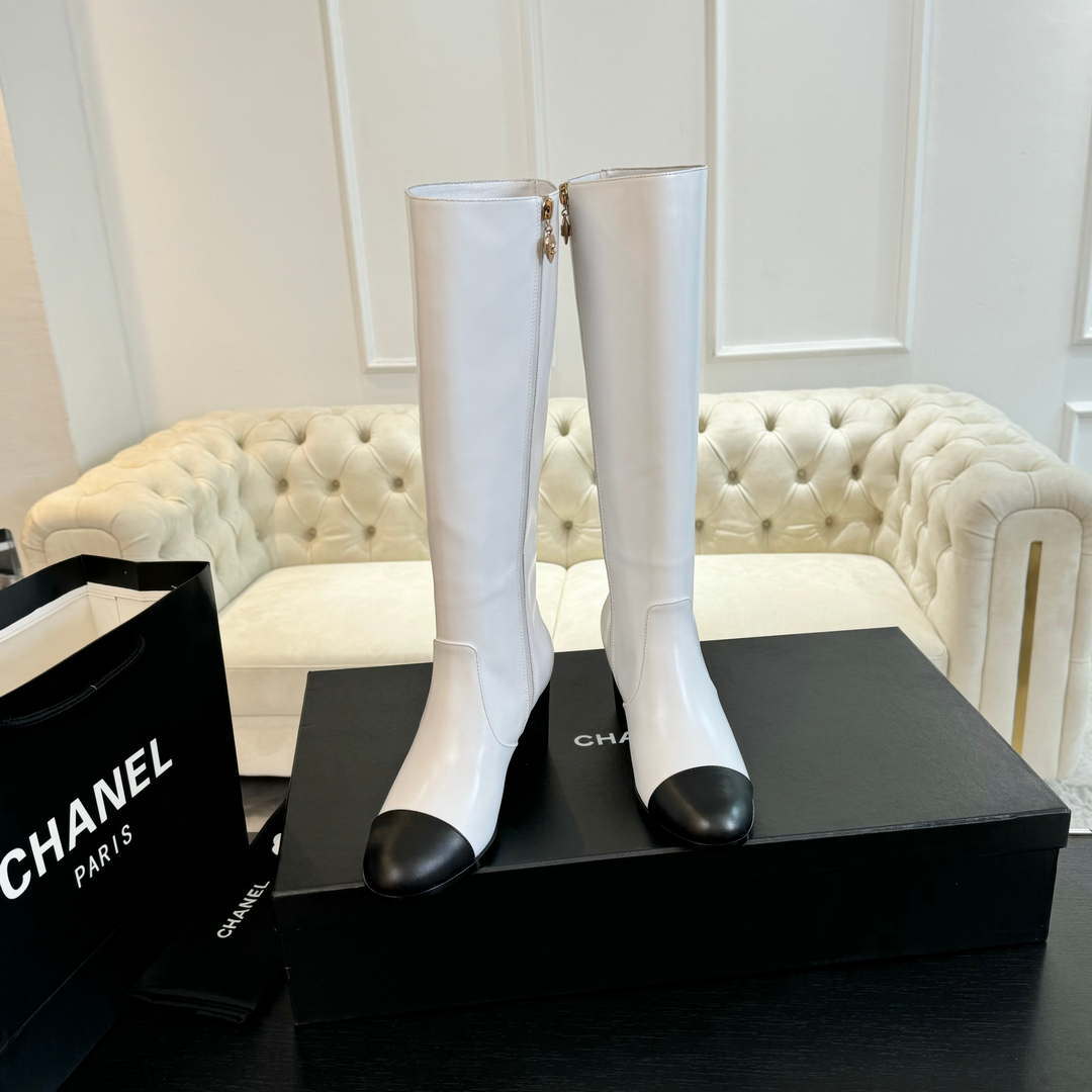 Chanel Women's G45977 Fashion High Boots Calfskin C92426 - US 4=Euro 35 - View 3