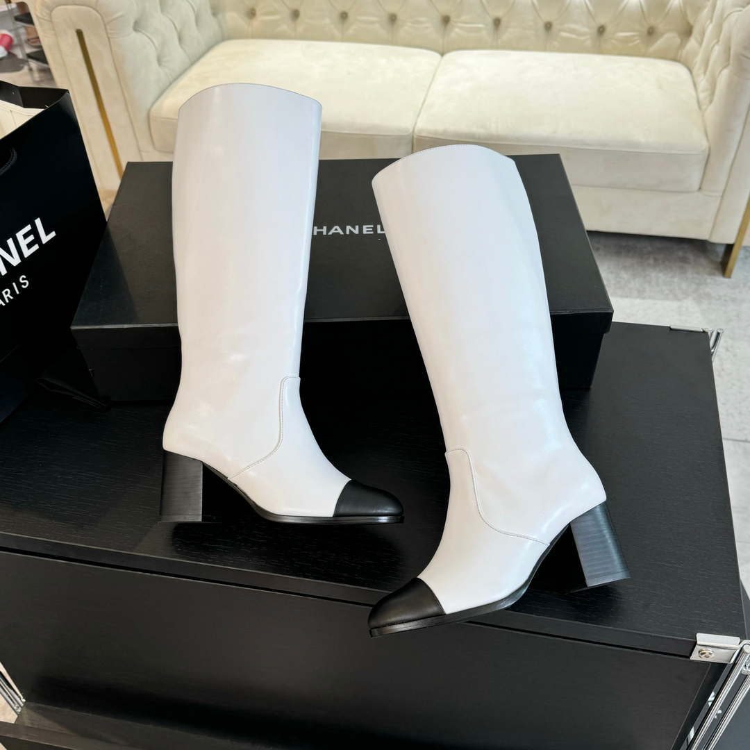 Chanel Women's G45977 Fashion High Boots Calfskin C92426 - US 4=Euro 35 - View 6