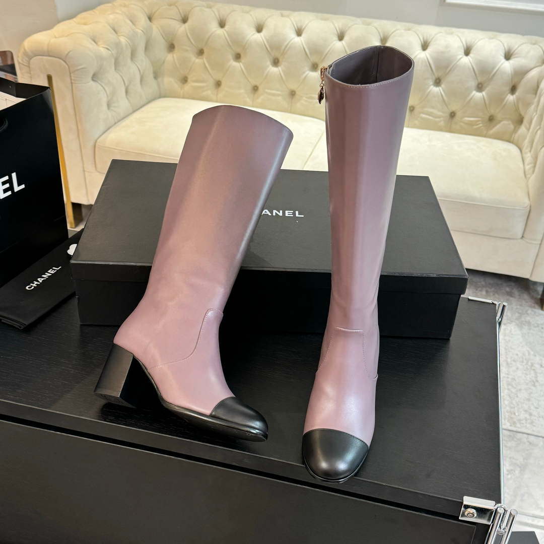 Chanel Women's G45977 Fashion High Boots Calfskin C92427 - US 4=Euro 35 - View 3