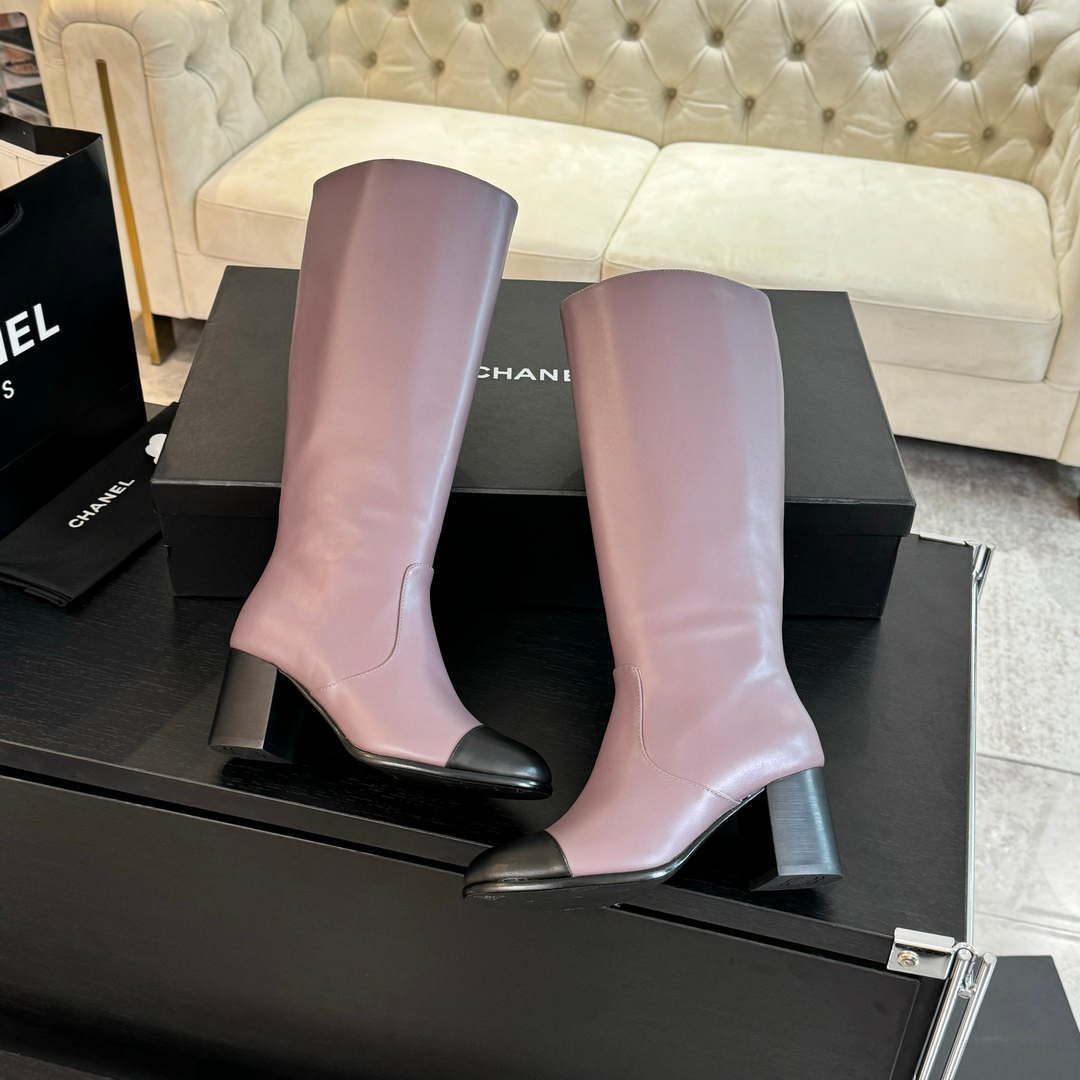 Chanel Women's G45977 Fashion High Boots Calfskin C92427 - US 4=Euro 35 - View 5
