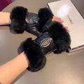 Chanel Women's Gloves Designer Leather Gloves AA8317 - Default Title - View 1
