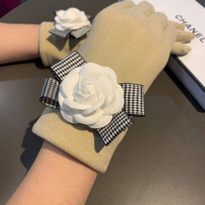 Chanel Women's Gloves Designer Wool Gloves AA8320 - Default Title - View 2