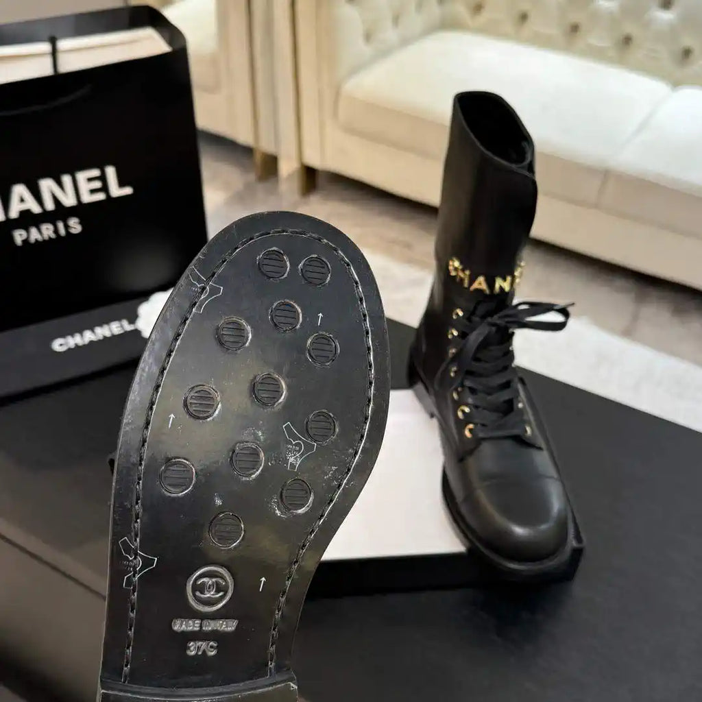 Chanel Women's Handmade Martin Short Boots C925210