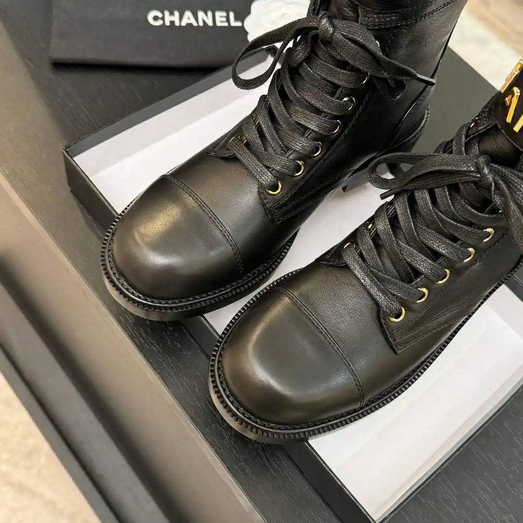 Chanel Women's Handmade Martin Short Boots C925210
