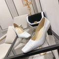 Chanel Women's Heels Leather Calfskin C90275