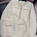 Chanel Women's  High-end custom hand-made beaded sets coat C62316
