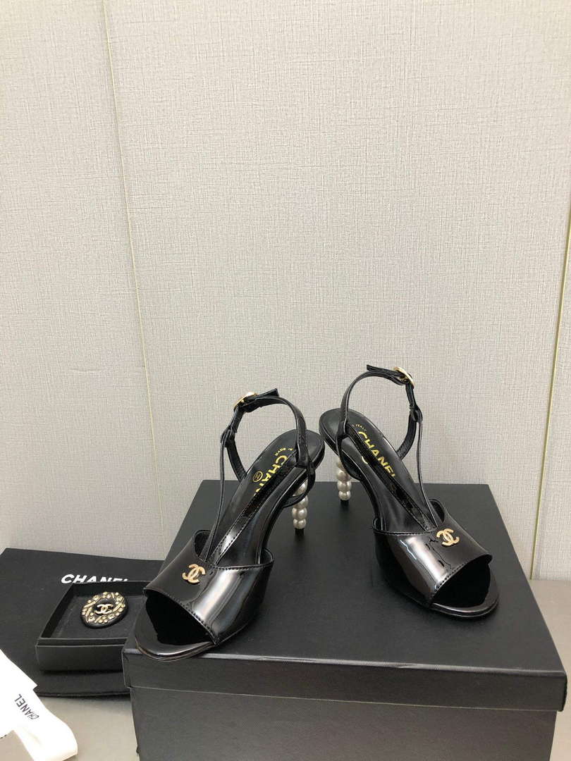 Chanel Women's High Heel Sandals C91600 - 35 - View 6
