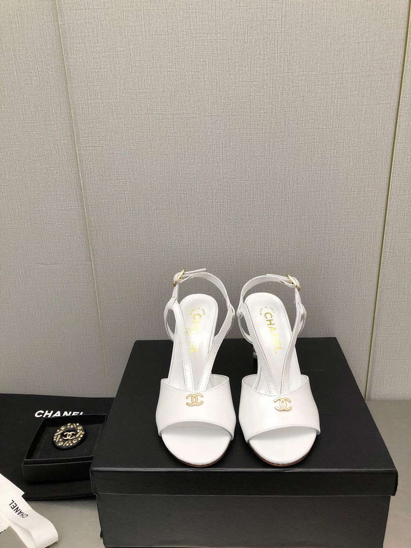 Chanel Women's High Heel Sandals C91601 - 35 - View 2