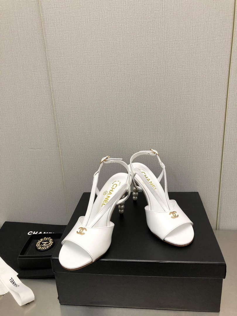 Chanel Women's High Heel Sandals C91601 - 35 - View 4