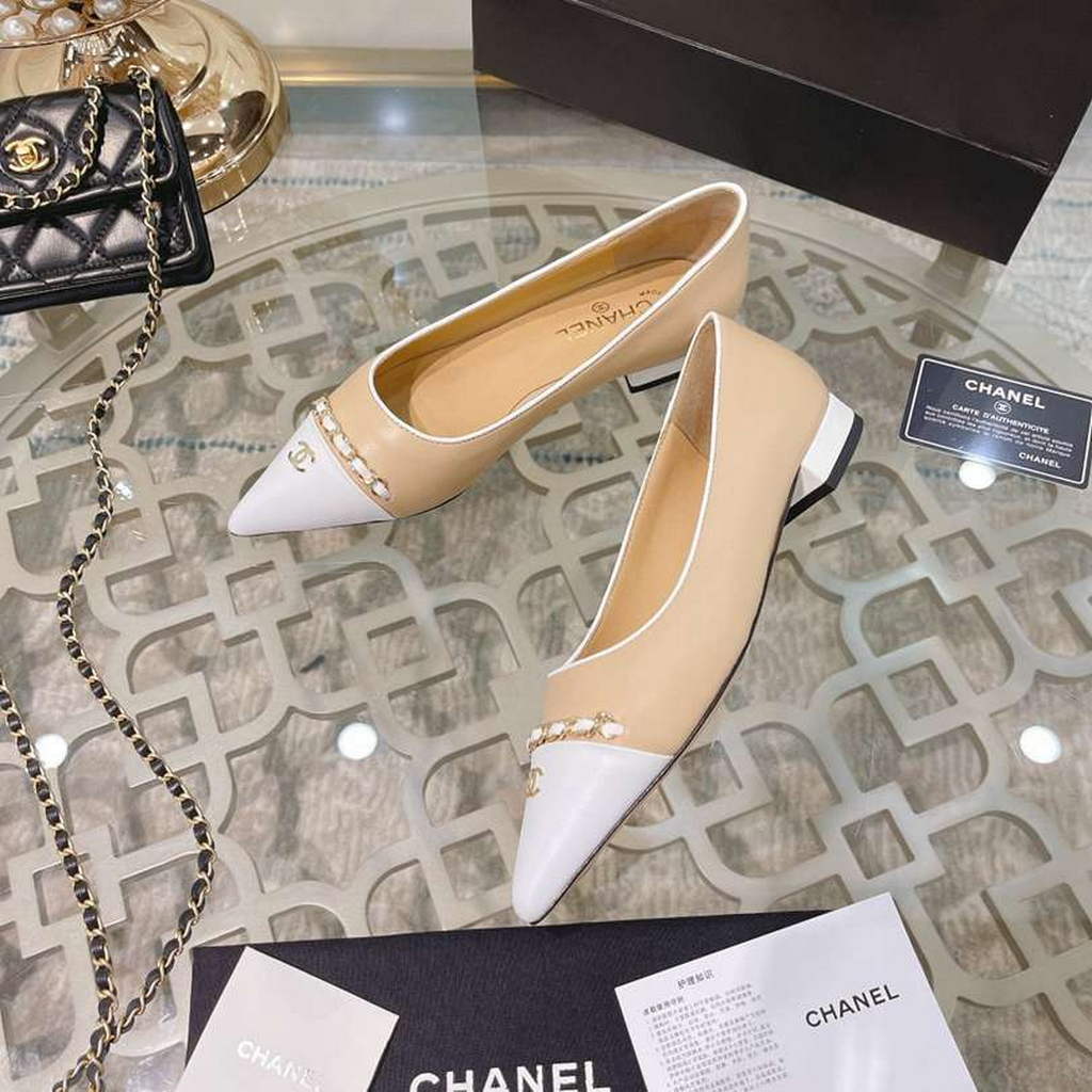 Chanel Women's Loafers Calfskin C90266 - 35 - View 1