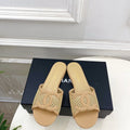 Chanel Women's Mesh Openwork Flat Slippers C93323 - Euro 35=US 4 - View 1