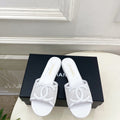 Chanel Women's Mesh Openwork Flat Slippers C93324 - Euro 35=US 4 - View 1