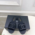 Chanel Women's Mesh Openwork Flat Slippers C93325 - Euro 35=US 4 - View 1