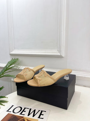 Chanel Women's Mesh openwork Shoes Heel Height 4.5cm C93326 - Euro 35=US 4 - View 4
