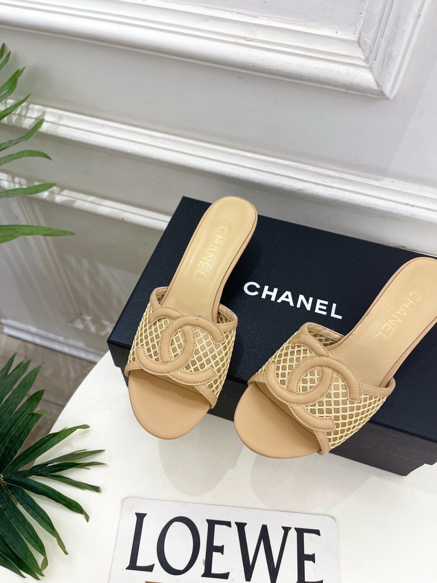 Chanel Women's Mesh openwork Shoes Heel Height 4.5cm C93326 - Euro 35=US 4 - View 6