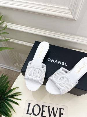 Chanel Women's Mesh openwork Shoes Heel Height 4.5cm C93327 - Euro 35=US 4 - View 6