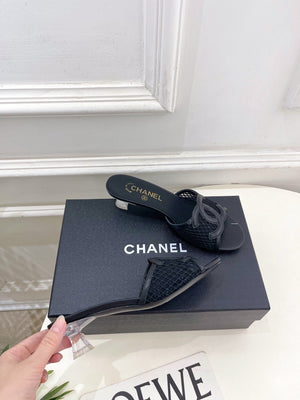 Chanel Women's Mesh openwork Shoes Heel Height 4.5cm C93328 - Euro 35=US 4 - View 5