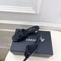 Chanel Women's Mesh openwork Shoes Heel Height 4.5cm C93328 - Euro 35=US 4 - View 1