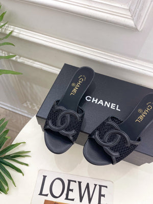 Chanel Women's Mesh openwork Shoes Heel Height 4.5cm C93328 - Euro 35=US 4 - View 6