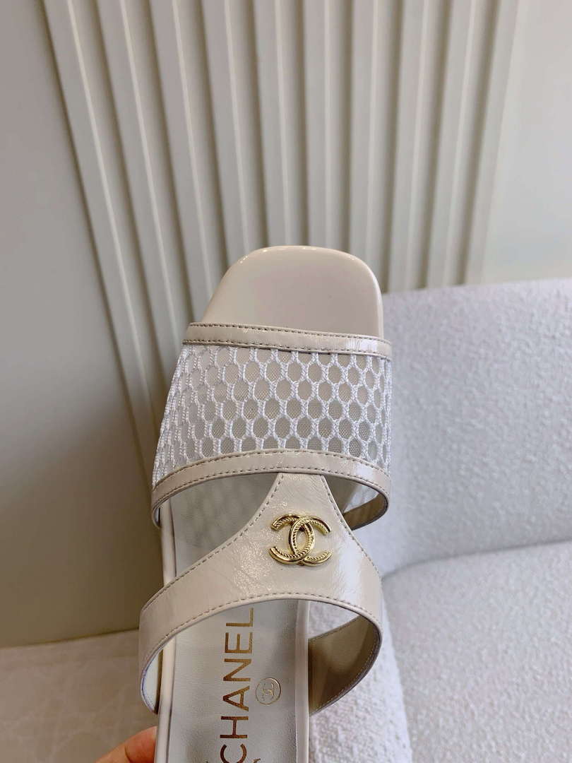 Chanel Women's New Mesh Slippers Fashion Shoes C93448 - Euro 35=US 4 - View 5