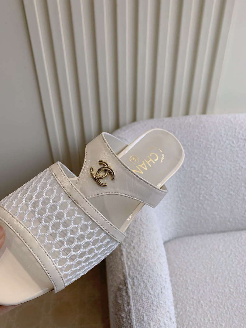 Chanel Women's New Mesh Slippers Fashion Shoes C93448 - Euro 35=US 4 - View 6