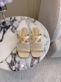 Chanel Women's New Mesh Slippers Fashion Shoes C93449