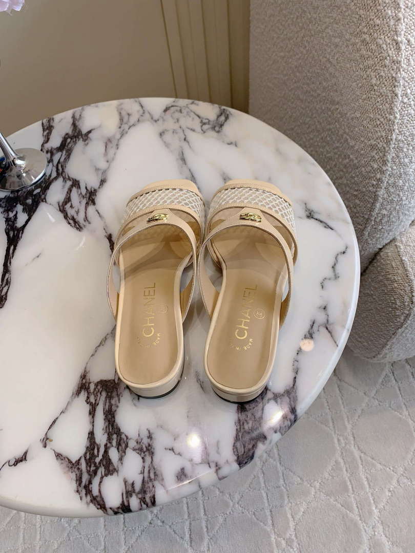 Chanel Women's New Mesh Slippers Fashion Shoes C93449 - Euro 35=US 4 - View 4