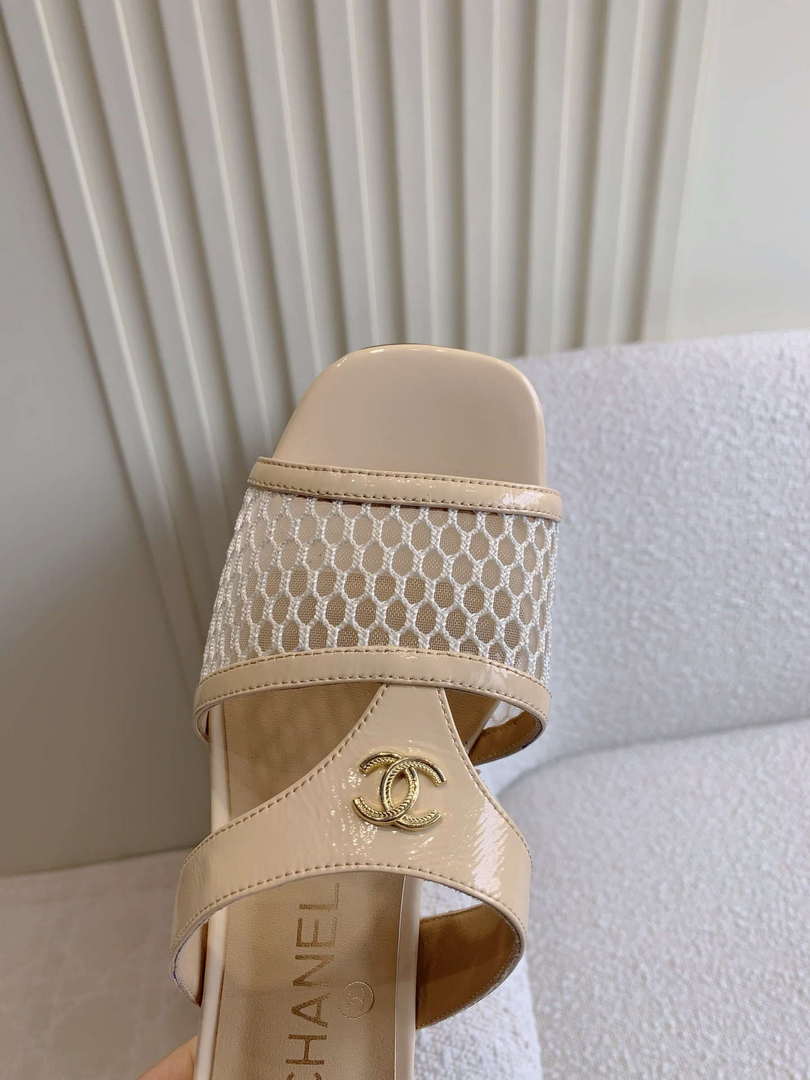 Chanel Women's New Mesh Slippers Fashion Shoes C93449 - Euro 35=US 4 - View 5