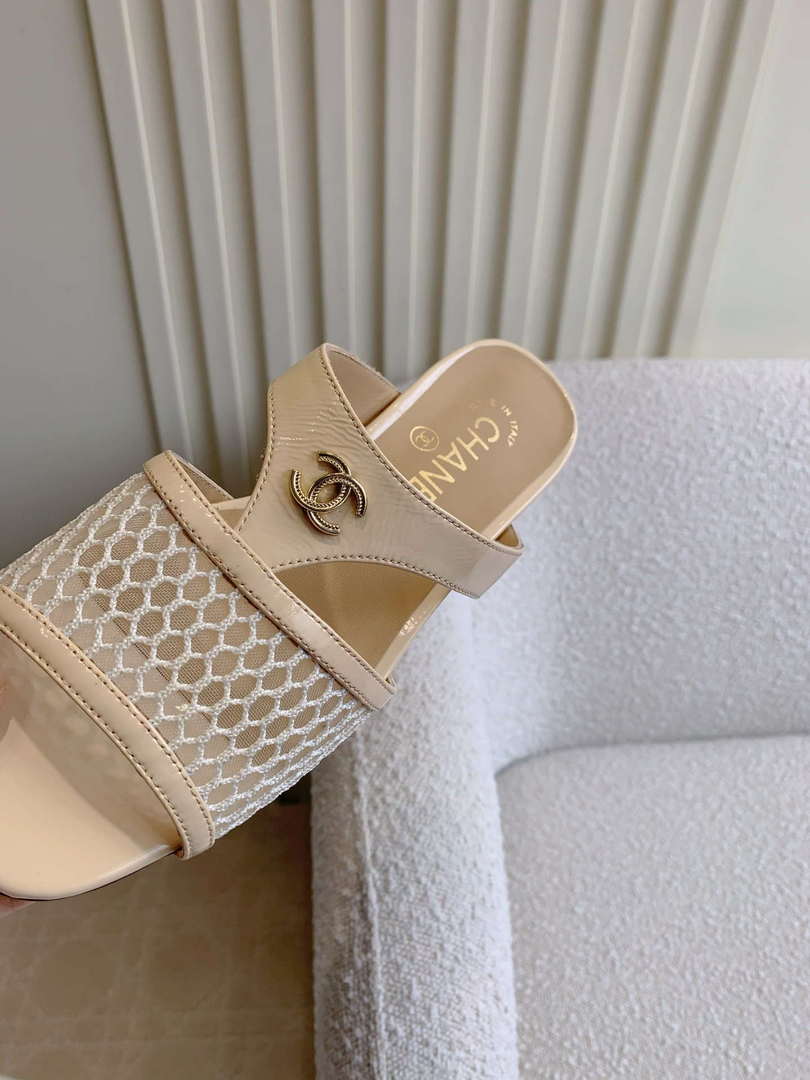 Chanel Women's New Mesh Slippers Fashion Shoes C93449 - Euro 35=US 4 - View 7