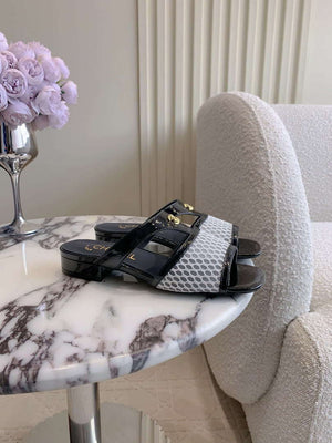 Chanel Women's New Mesh Slippers Fashion Shoes C93450 - Euro 35=US 4 - View 2