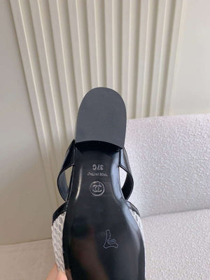 Chanel Women's New Mesh Slippers Fashion Shoes C93450 - Euro 35=US 4 - View 9