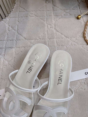 Chanel Women's New Transparent Slippers Fashion Shoes C93445 - Euro 35=US 4 - View 6