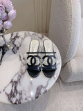 Chanel Women's New Transparent Slippers Fashion Shoes C93447