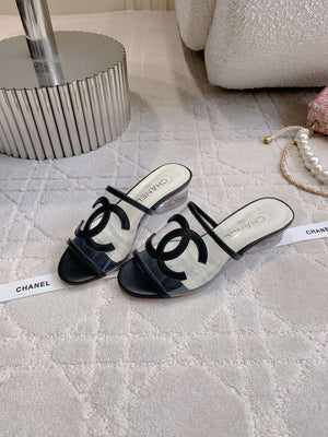 Chanel Women's New Transparent Slippers Fashion Shoes C93447 - Euro 35=US 4 - View 3