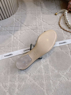 Chanel Women's New Transparent Slippers Fashion Shoes C93447 - Euro 35=US 4 - View 9