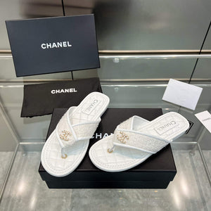 Chanel Women's Rhombus Slippers C91604 - 35 - View 6