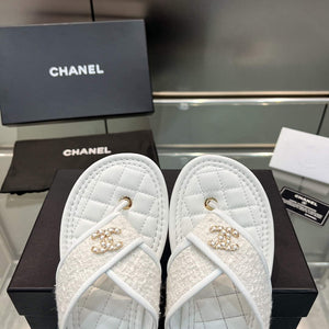 Chanel Women's Rhombus Slippers C91604 - 35 - View 7