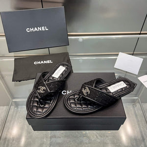 Chanel Women's Rhombus Slippers C91606 - 35 - View 6